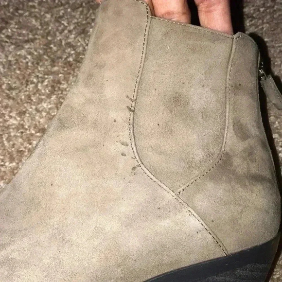 Eileen Fisher Peer Shadow Suede Bootie Size 6 - Picture 10 of 11